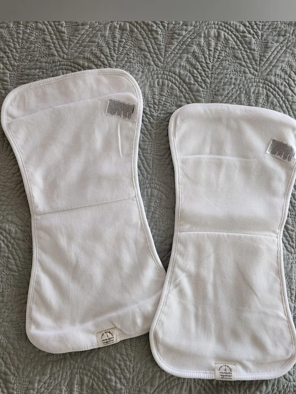 KeaBabies Organic Cotton Lot Of 2 Infant Burp Cloths